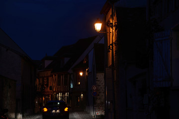 Abend in Provins, Frankreich