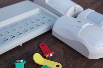 security and fire alarm sensors remote control