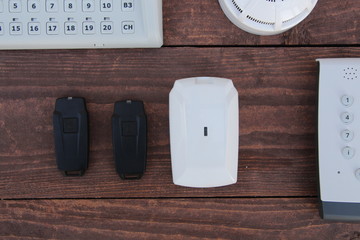 security and fire alarm sensors remote control