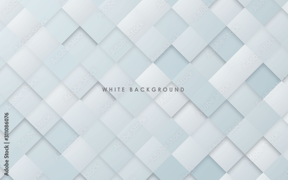 Poster white square texture background with shadow effect