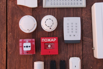 security and fire alarm sensors