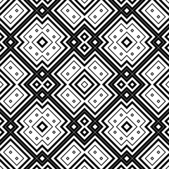 Seamless abstract background with rhombuses. Checkered infinity geometric pattern. Vector illustration. 