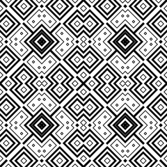 Seamless abstract background with rhombuses. Checkered infinity geometric pattern. Vector illustration. 