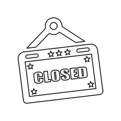 Closed Sign icon logo