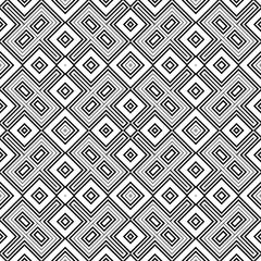 Seamless abstract background with rhombuses. Checkered infinity geometric pattern. Vector illustration. 