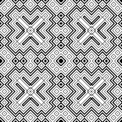 Seamless abstract background with rhombuses. Checkered infinity geometric pattern. Vector illustration. 