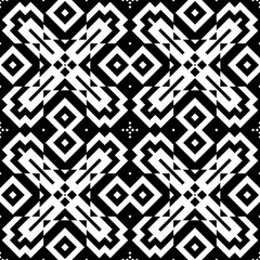 Seamless abstract background with rhombuses. Checkered infinity geometric pattern. Vector illustration. 