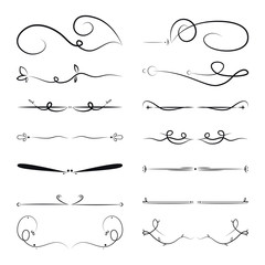 Ornaments Set. Vector Illustration