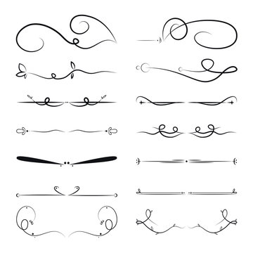 Ornaments Set. Vector Illustration