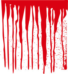 A spot of blood. Stains blood splatter. Vector illustration on isolated background.
