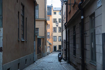 Ancient buildings of Europe. Stockholm Old Town