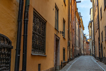 Ancient buildings of Europe. Stockholm Old Town