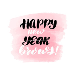 Vector calligraphy illustration isolated on white background.