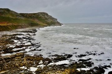 East Cliff, Pennard, The Gower, Wales, U.K.