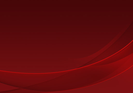 Abstract background waves. Burgundy abstract background for wallpaper or business card