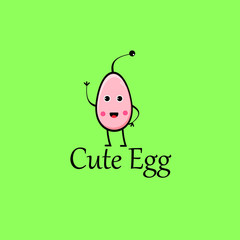 cute egg for logo