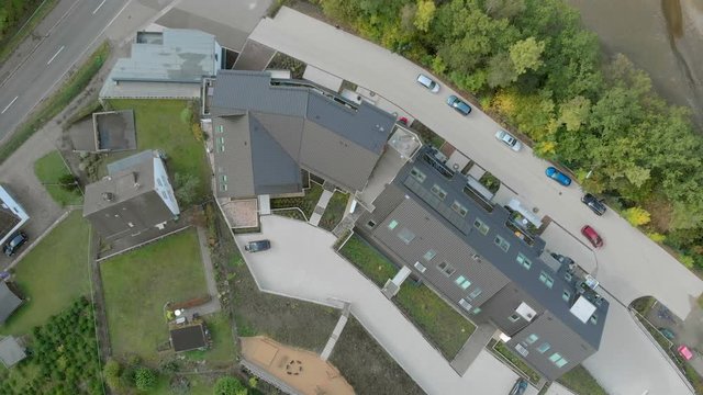 Gummersbach Germany lake aerial photography