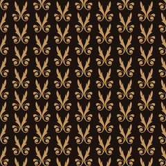 Seamless wallpaper pattern. fabric texture, background floral vector
