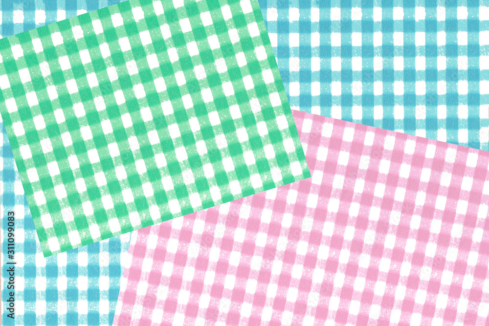 Poster zigzag chevron check pattern background
