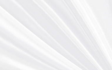 Fototapeta premium White gray satin texture that is white silver fabric silk background with beautiful soft blur pattern natural.