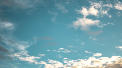 blue sky with clouds
