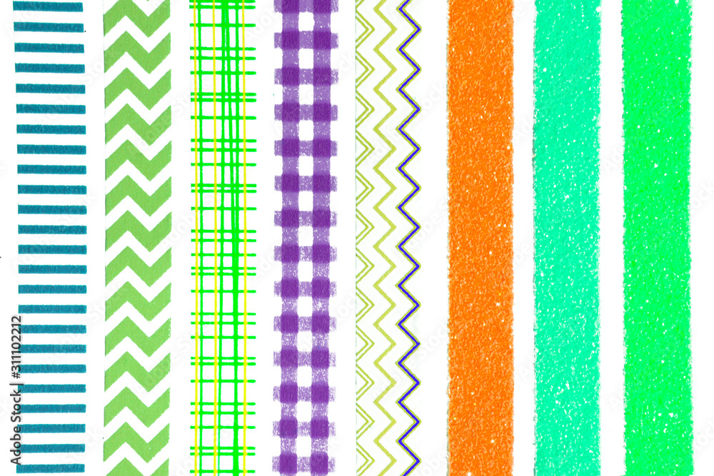 Poster zigzag chevron check pattern background