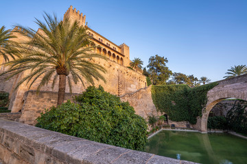 Fototapeta na wymiar La Seu, the gothic medieval cathedral of Palma de Mallorca, Spain