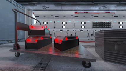 Naklejka premium 宇宙船