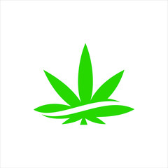 cannabis leaf logo