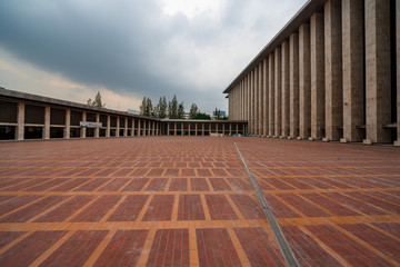 Exterior of Istiqlal mosque, Jakarta, Indonesia