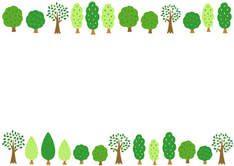 いろんな木　フレーム