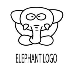 Elephant logo animal