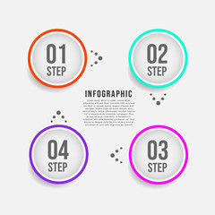 Design infographic concept for business presentation vector eps 10