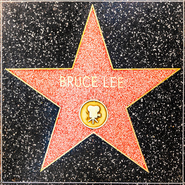 Bruce Lees star on Hollywood Walk of Fame