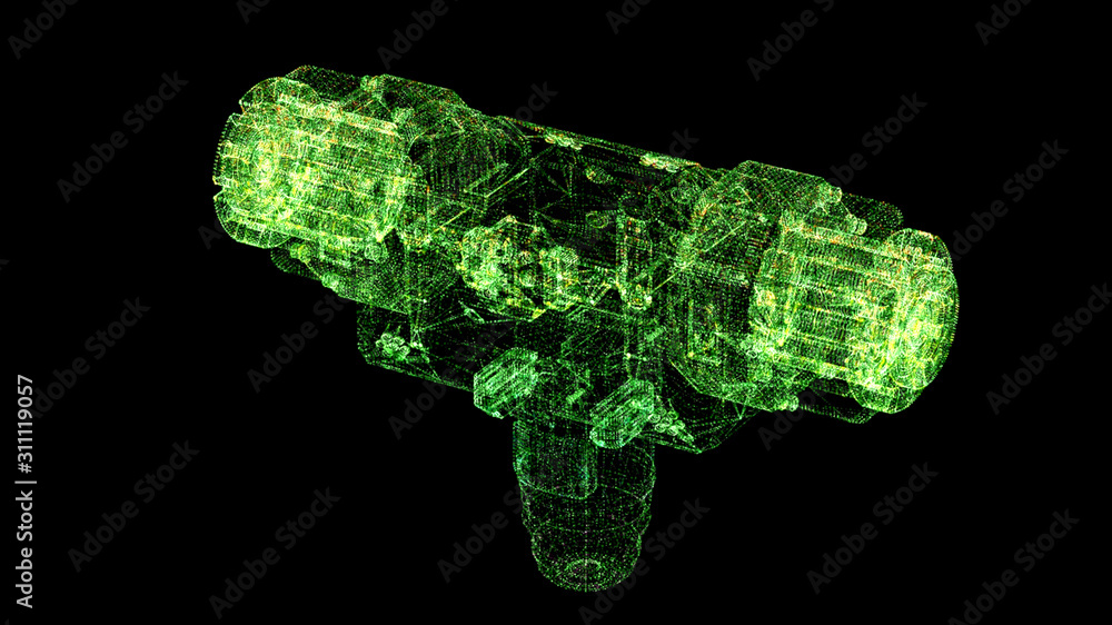 Poster Futuristic user interface head up display Holographic electromagnetic mechanical system and digital data telemetry information display for digital background computer desktop display screen