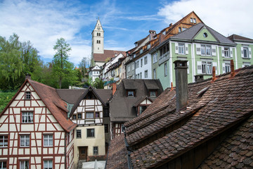 Obraz premium Meersburg, Baden-Württemberg, Deutschland