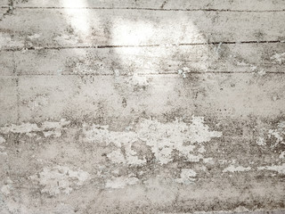Concrete walls with abstract patterns
