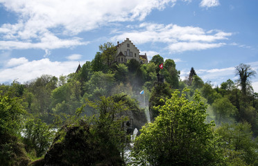 Schloss Laufen am Rheinfall von Schaffhausen, Schweiz