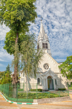The Roman-Catholic Church of the Holy Apostles Peter and Paul in Pitesti Romania 