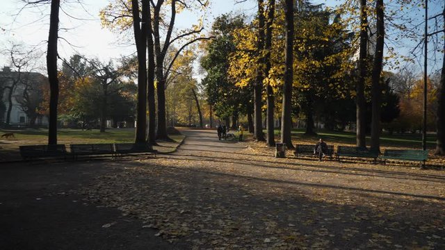 Giardini Pubblici Indro Montantelli. Porta Venezia district in Milan, Italy.