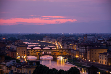 Fototapeta na wymiar Ponte Vecchio, Florenz, Italien