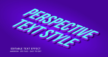 3D isometric text effect, editable text