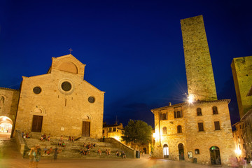 San Gimignano, Toskana, Italien