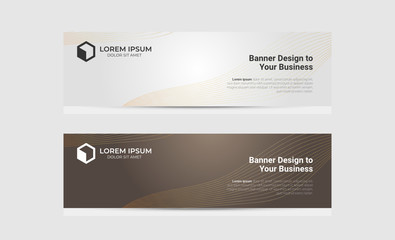 Banner background design abstract vector template. Set of banner background isolated vector for print, display, promotion and advertisement.