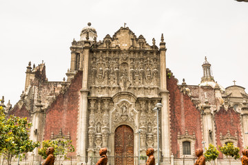 Mexico City Metropolitan Cathedral, the oldest and largest cathedral in all Latin America