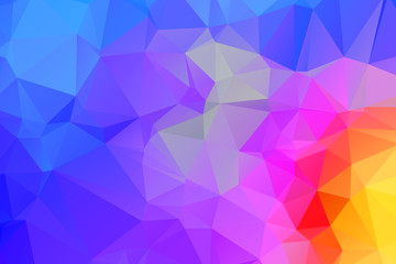 Abstract multicolor full Color rainbow background. Vector polygonal design illustrator