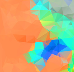 Abstract multicolor full Color rainbow background. Vector polygonal design illustrator