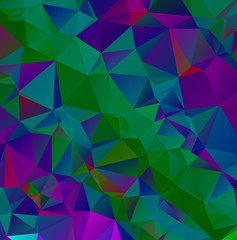 Obraz premium Abstract multicolor emerald green background. Vector polygonal design illustrator