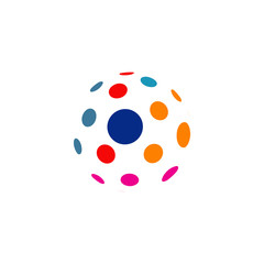 Disco Ball icon illustration vector template