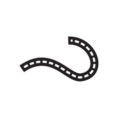 Film or movie maker company logo design vector template